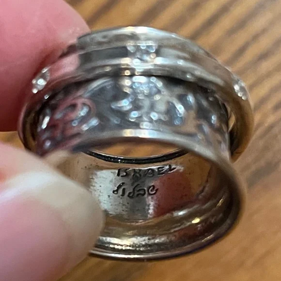 Passage to Israel Spinner Ring Sterling Silver size 5 NWT - Picture 6 of 6